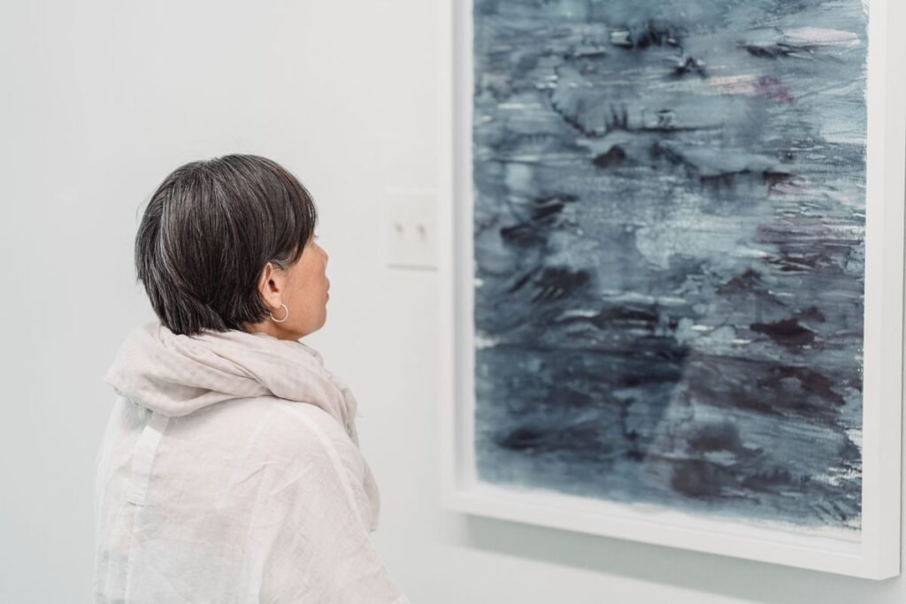 A contemporary art gallery exhibition space