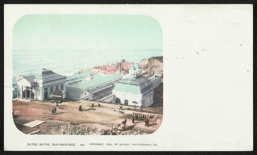 The Sutro Baths at Lands End, San Francisco, 1900